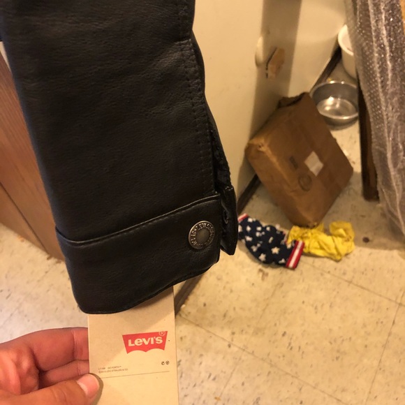 Levi Strauss leather lined jacket - Picture 2 of 4